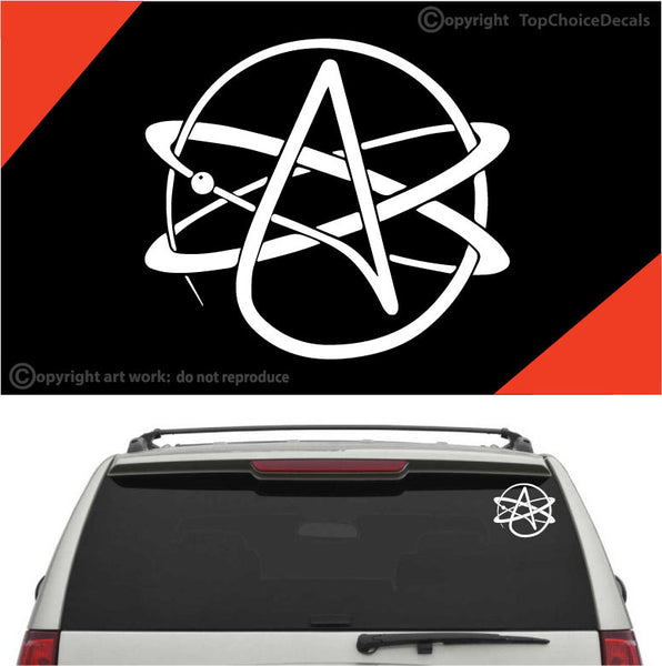controller Bonus Umeki Atheist Symbol Auto Decal Car Sticker – TopChoiceDecals