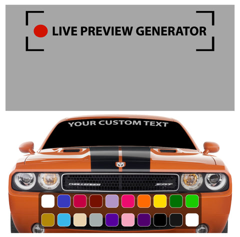 Custom Windshield Decal Maker Banner Custom Car Decals Car Stickers