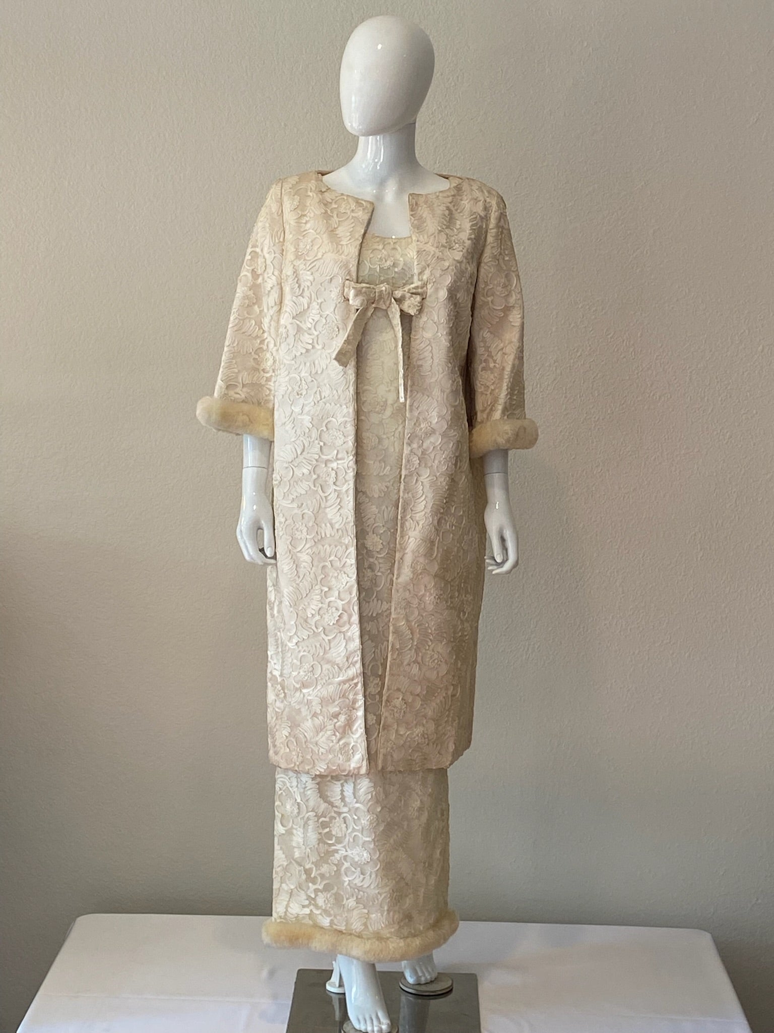 1960's House of Givenchy Haute Couture Evening Dress and Coat –  AHVaughnStudio