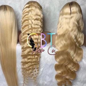 613 Indian Blonde 13x4 Frontal Wig – CBT Hair Collection