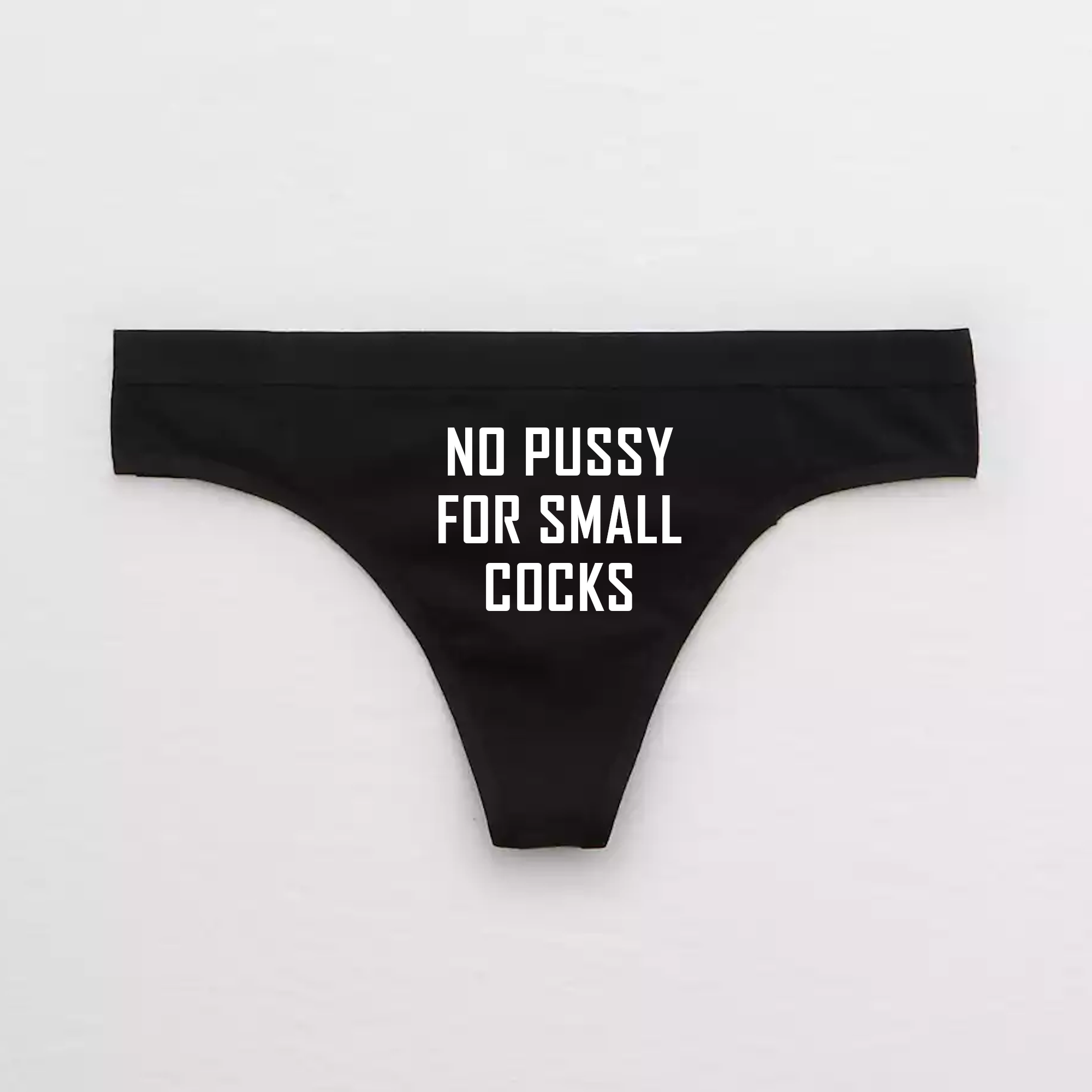 No Pussy For Small Cocks Thong Celestial Red Shop 