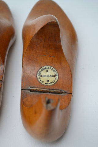 Pair of Antique Shoe Lasts By Hook Knowles and Co. - 1890-1910 SOLD