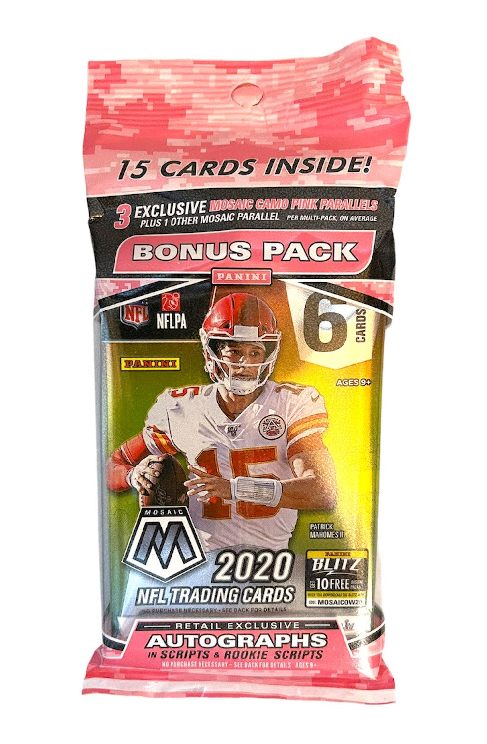 2020 panini mosaic nfl football cello pack