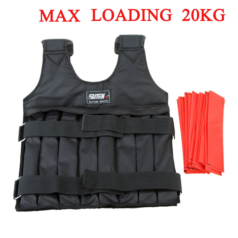 Loading Weight Vest For Boxing Weight Training Workout Fitness Gym Equipment New 