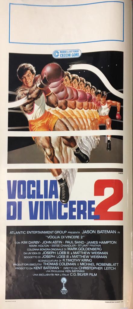 Locandina Di Cinema Originale Depoca Voglia Di Vincere 2 1988 Tortona4arte