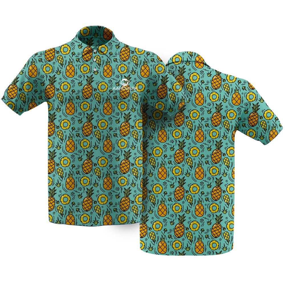 pineapple golf shirt