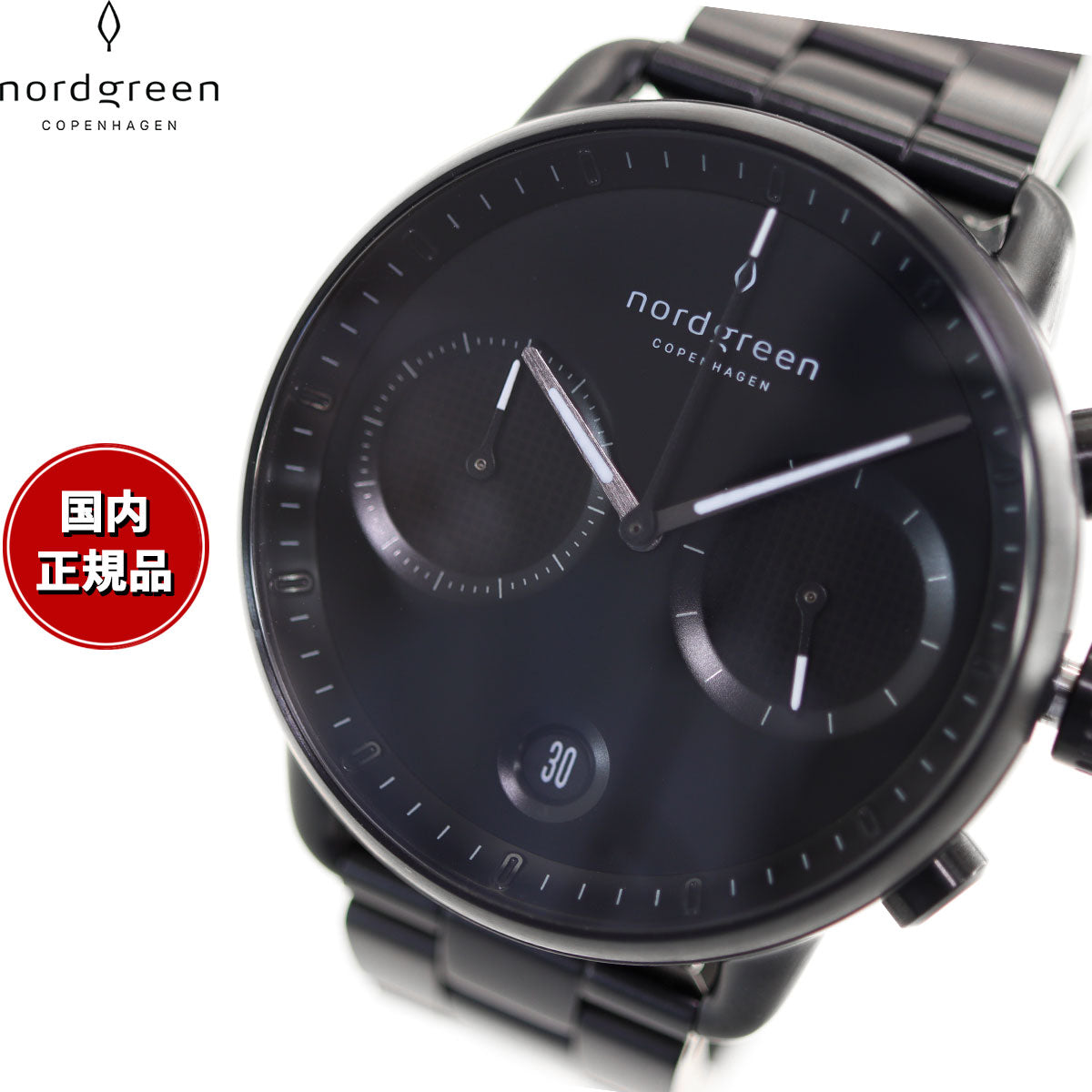 ノードグリーン/nordgreen Pioneer クロノグラフ 42mm www