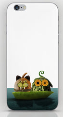 Owl and Cat iphone