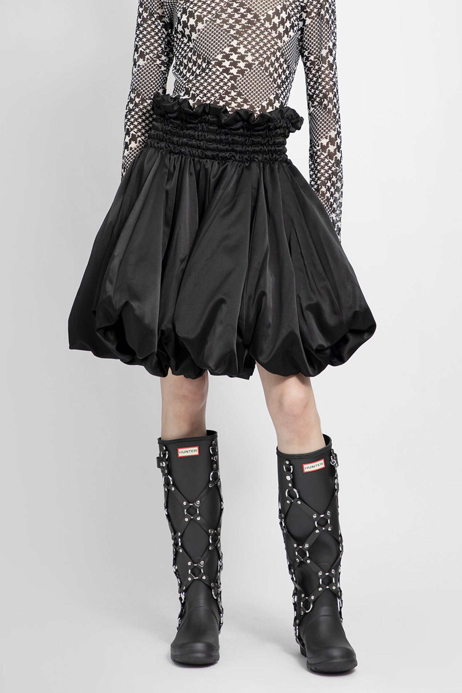 NOIR KEI NINOMIYA WOMAN BLACK SKIRTS