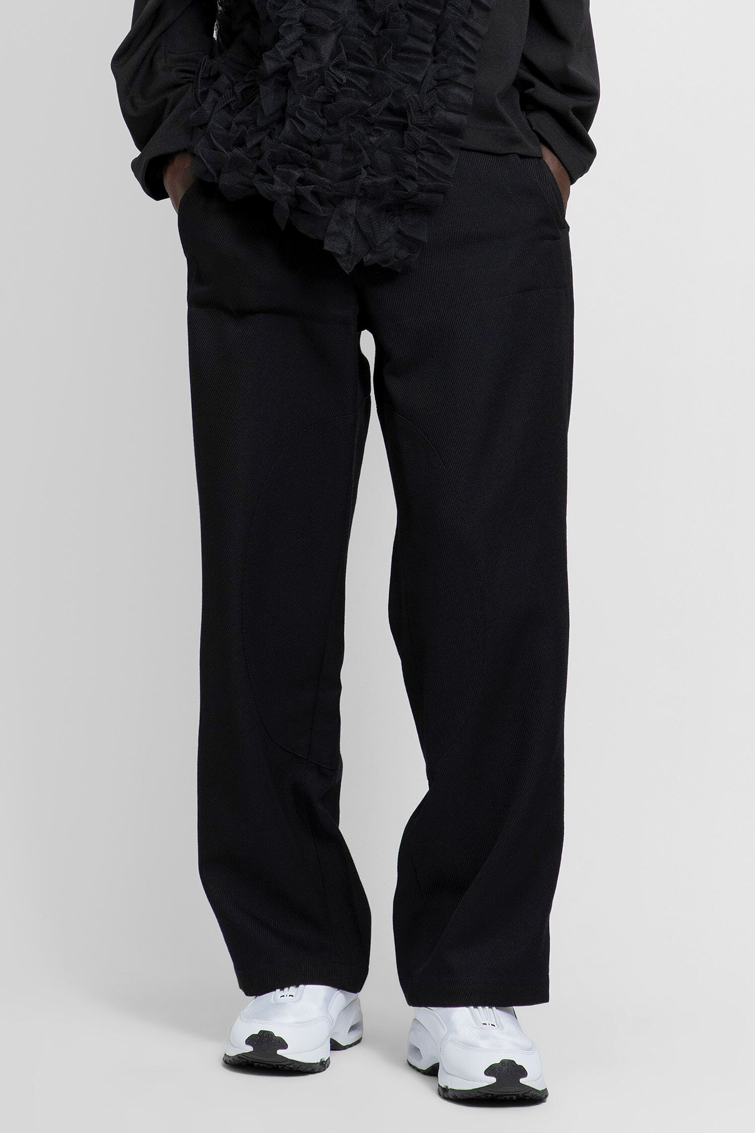 COMME DES GARCONS HOMME PLUS MAN BLACK TROUSERS - COMME DES