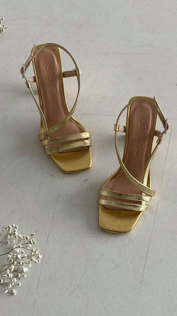 Gold high-heel - White Store Armenia
