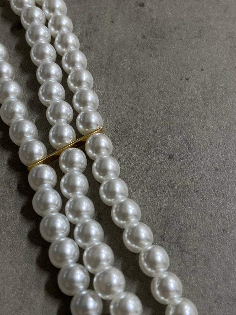 Layered pearl necklace - White Store Armenia