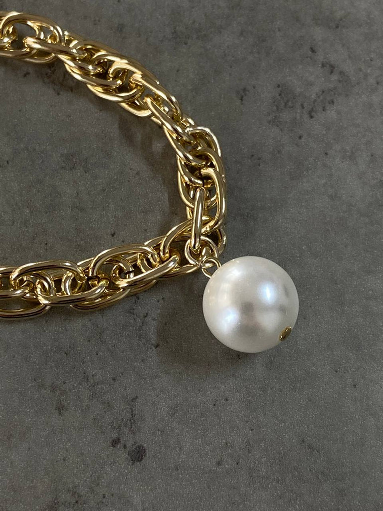 Pearl charm bracelet - White Store Armenia