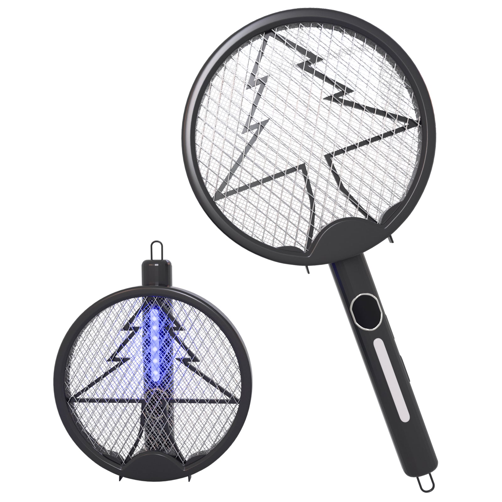 Handheld Mosquito Swatter Electric Rechargeable Indoor Outdoor Pest Control,USB Charging Safe to Touch 3,000 Volt Electric Bug Zapper Fly Swatter Mosquito Killer 