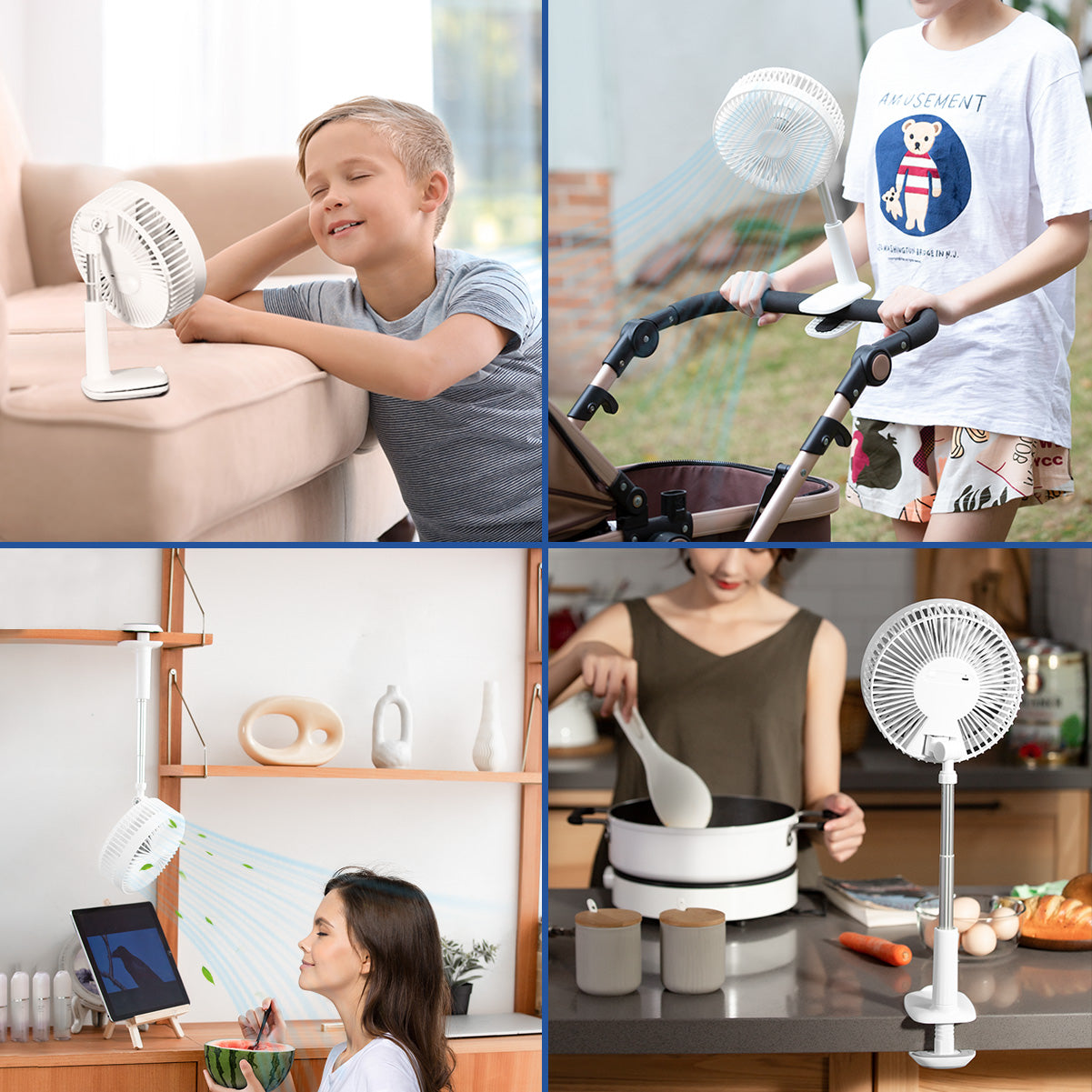 Primevolve P8E Portable Clip Fan | Primevolve