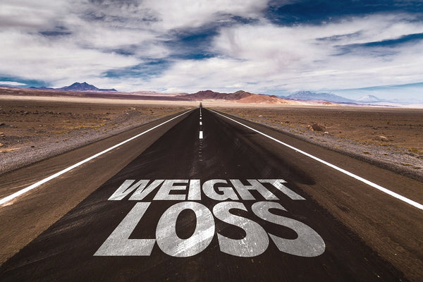 Weight Loss Written on Road