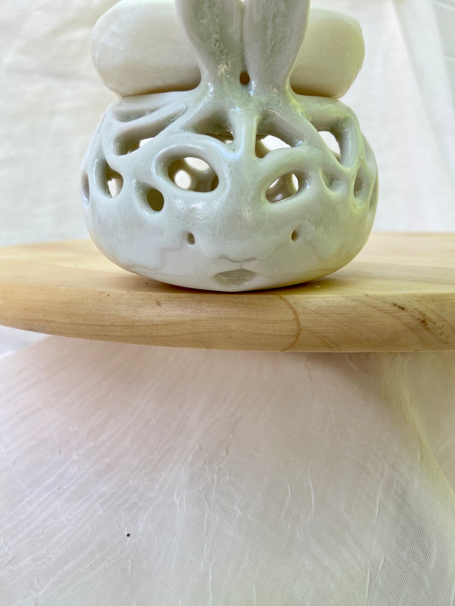 Soap Dish Rabbit // Cream