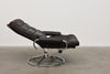 1970s reclining lounger + ottoman