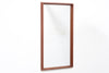 1960s teak rectangular mirror