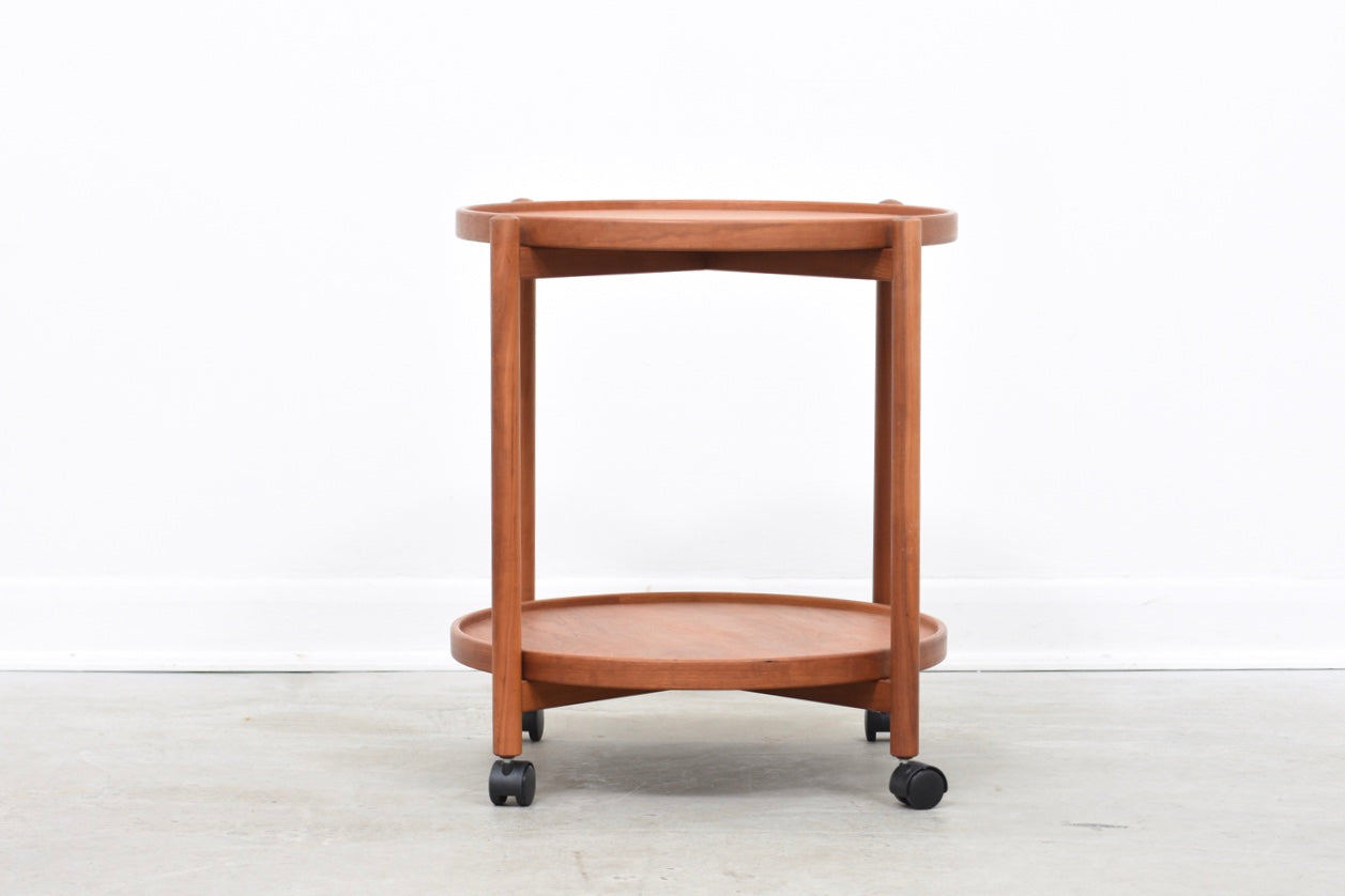 1970s teak drinks trolley