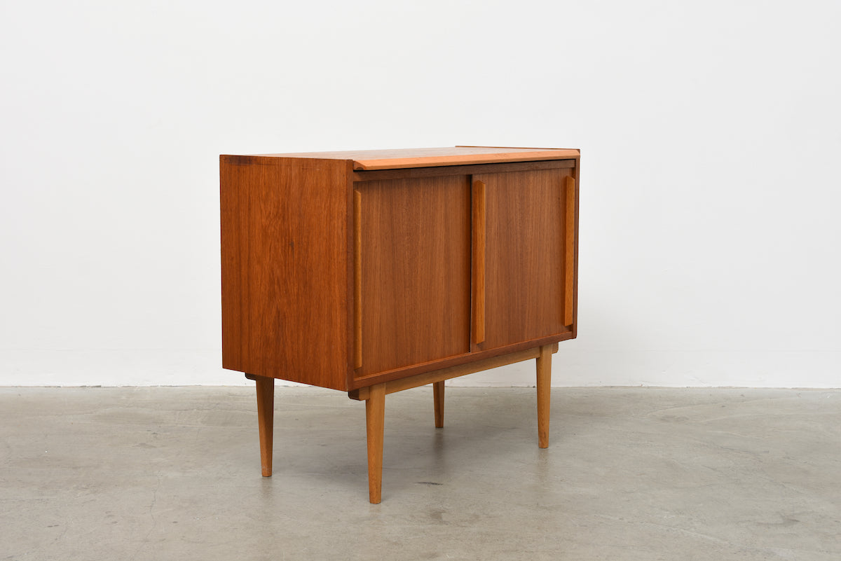 Short teak sideboard