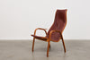 1950s Kurva lounge chair by Yngve Ekström