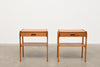 Pair of Swedish teak bedside tables