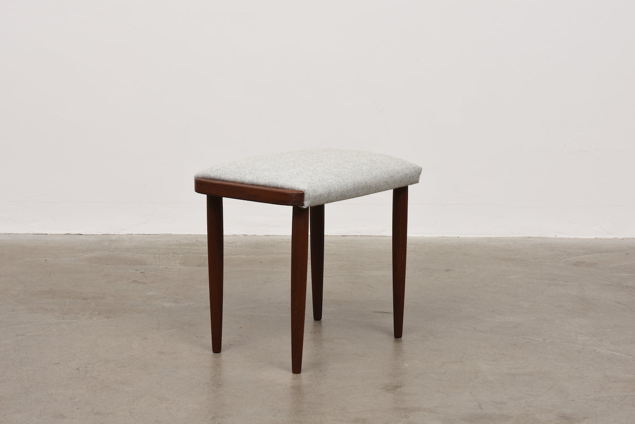 1960s teak foot stool