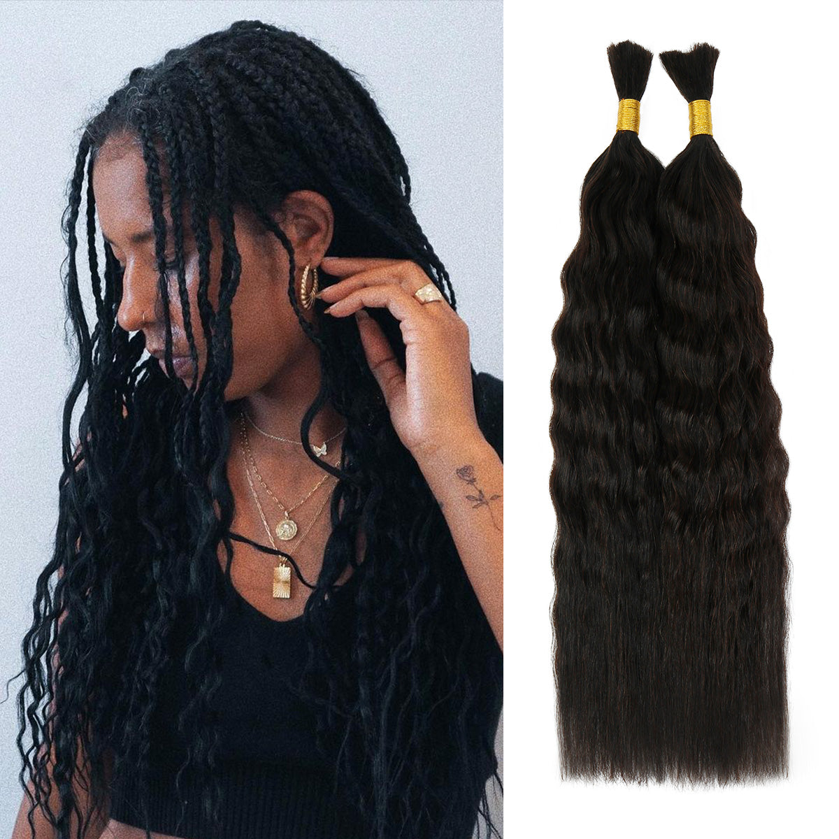 human hair braids