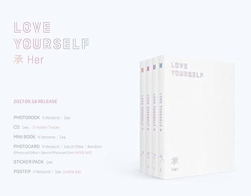 BTS - LOVE YOURSELF 承 Her (5th mini) Album+Extra Photocard Set