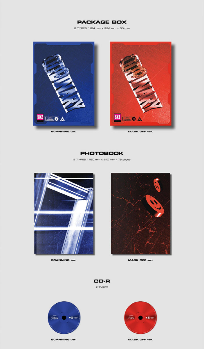 STRAY KIDS - ODDINARY [Standard ver.] Album+Extra Photocards Set