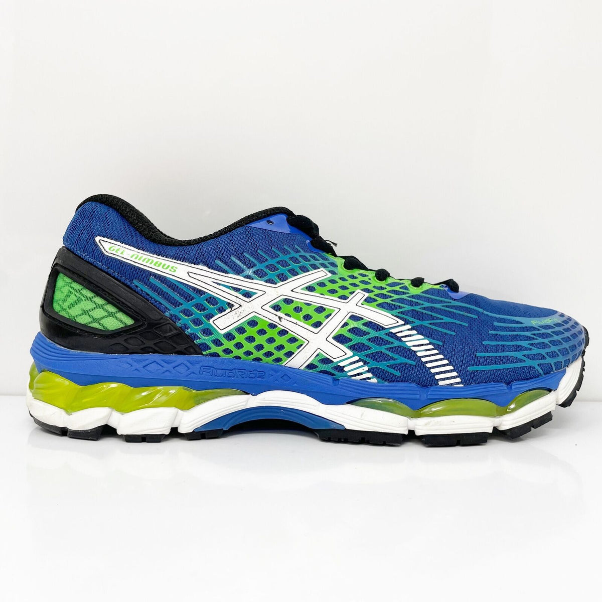 Asics Mens Nimbus 17 T507N Blue Running Shoes Sneakers Size 9.5– SneakerCycle