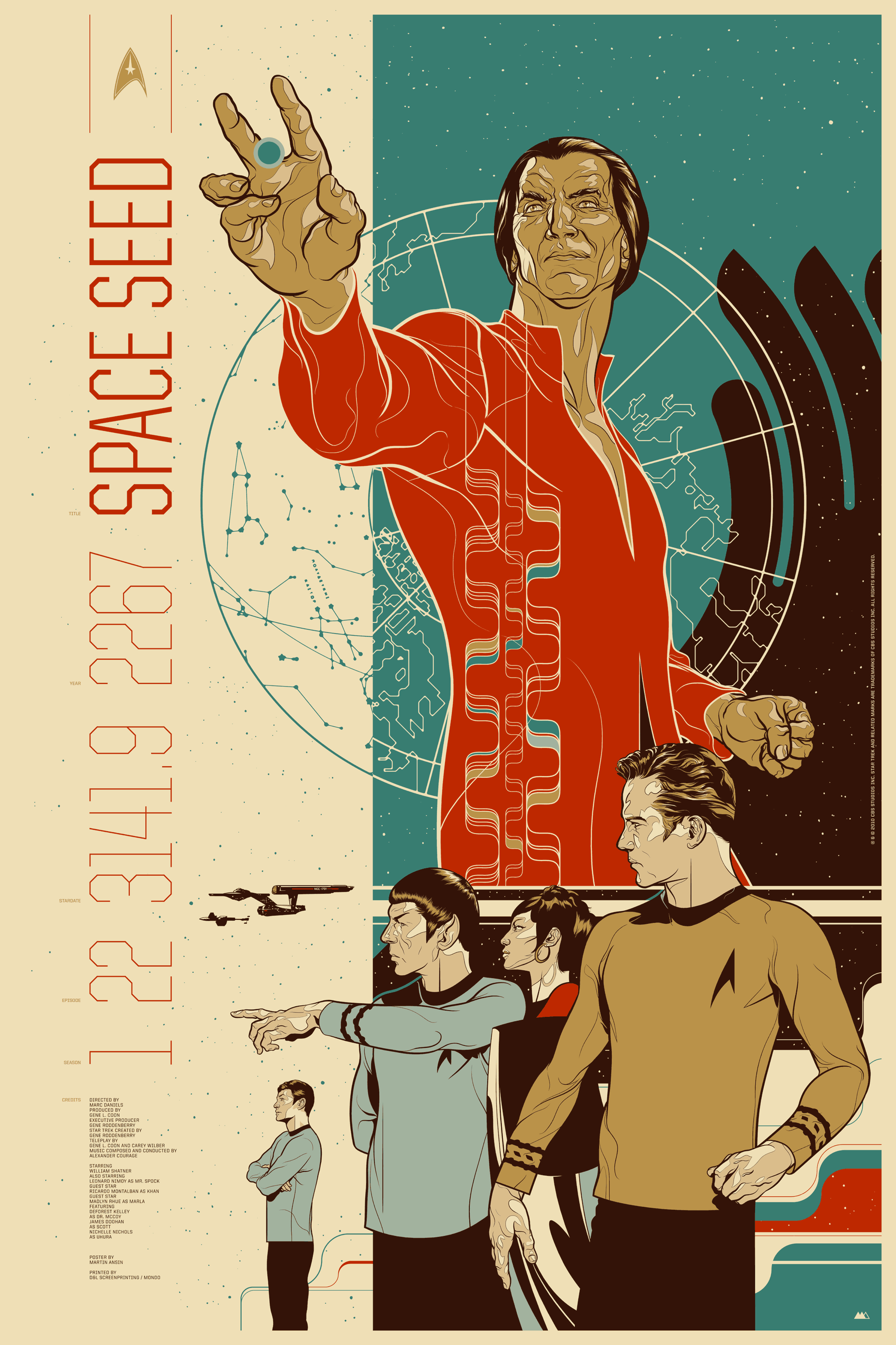 Join The Starfleet Elite Star Trek Space Seed By M Ansin On Sale No Mondo Khan has just discovered mccoy's dark secret: mondo