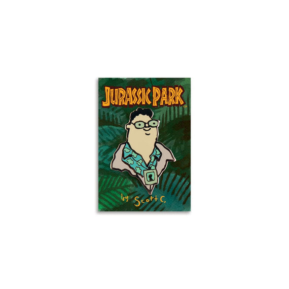 Jurassic Park Nedry Enamel Pin Mondo 