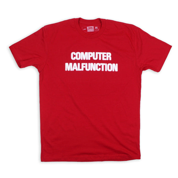 Computer Malfunction T-Shirt - Mondo Computer Malfunction T-Shirt - 웹