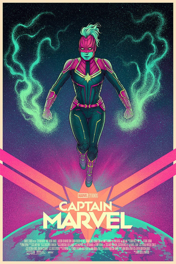 Captain Marvel (Variant) Poster