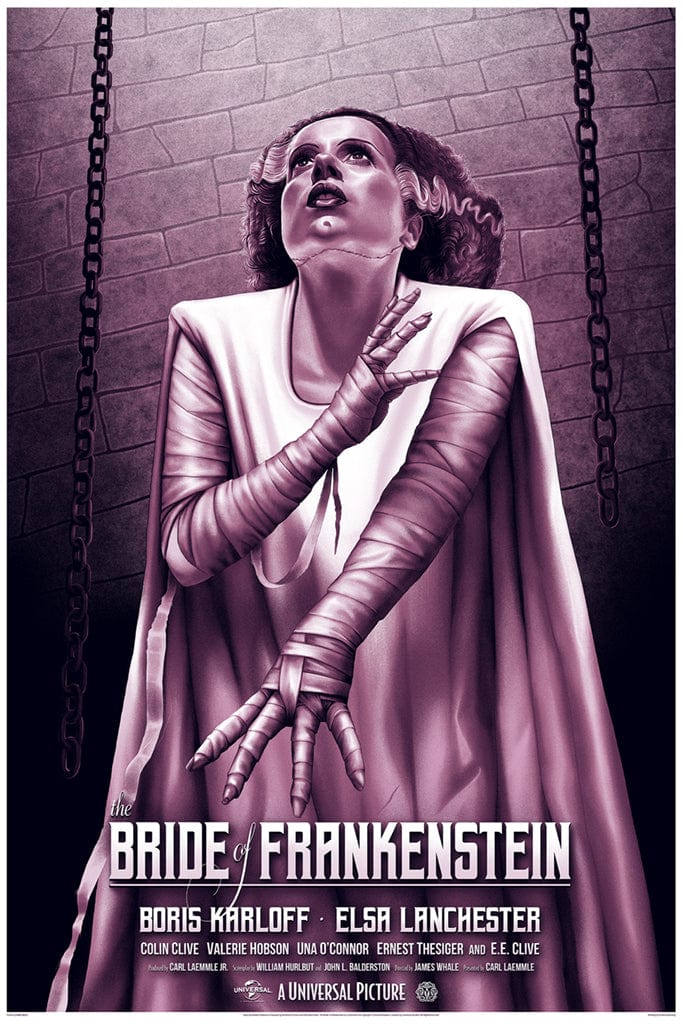 Bride Of Frankenstein Poster Mondo 