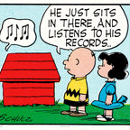 Peanuts Records Poster