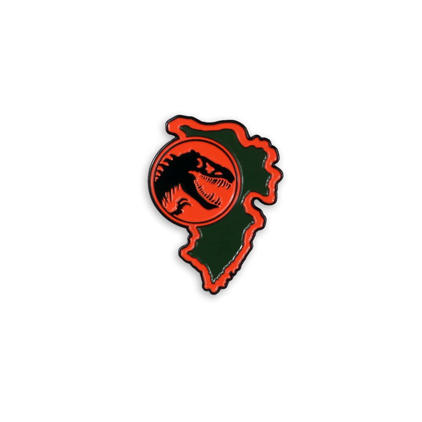 Jurassic Park Tyrannosaurus Rex Paddock Sign Enamel Pin Mondo 