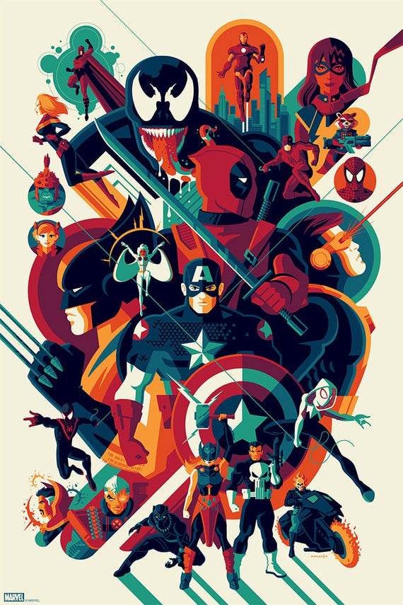 The Modern Age of Marvel Poster