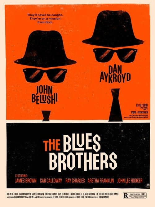 The Blues Brothers Olly Moss poster