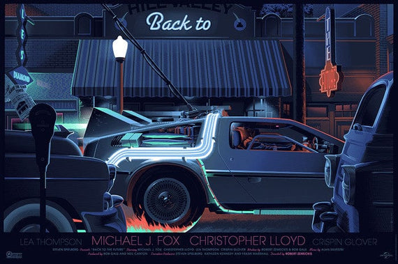 Back to the Future Laurent Durieux poster