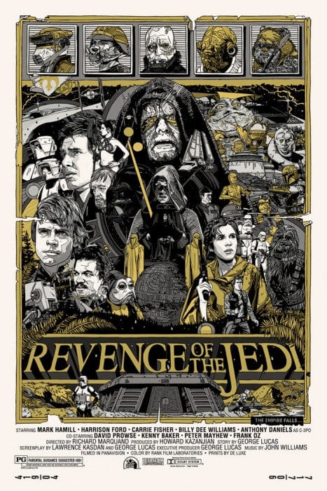 Revenge of the Jedi Tyler Stout poster