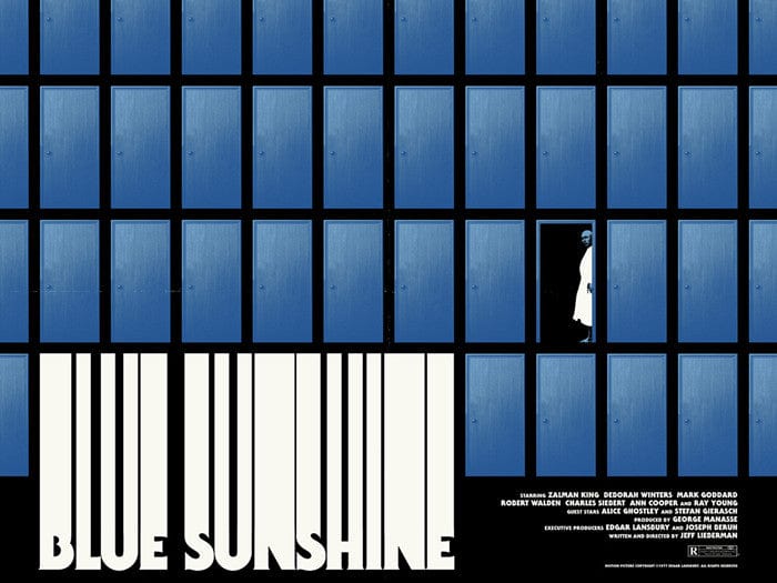 Blue Sunshine Jay Shaw poster