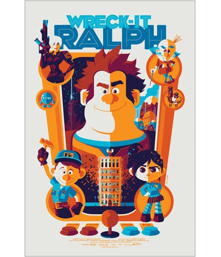 Wreck It Ralph Variant Tom Whalen poster