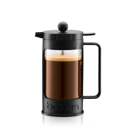 Bodum Bean French Coffee Maker, 3 cup, 12 oz Black – Una Home Cafe