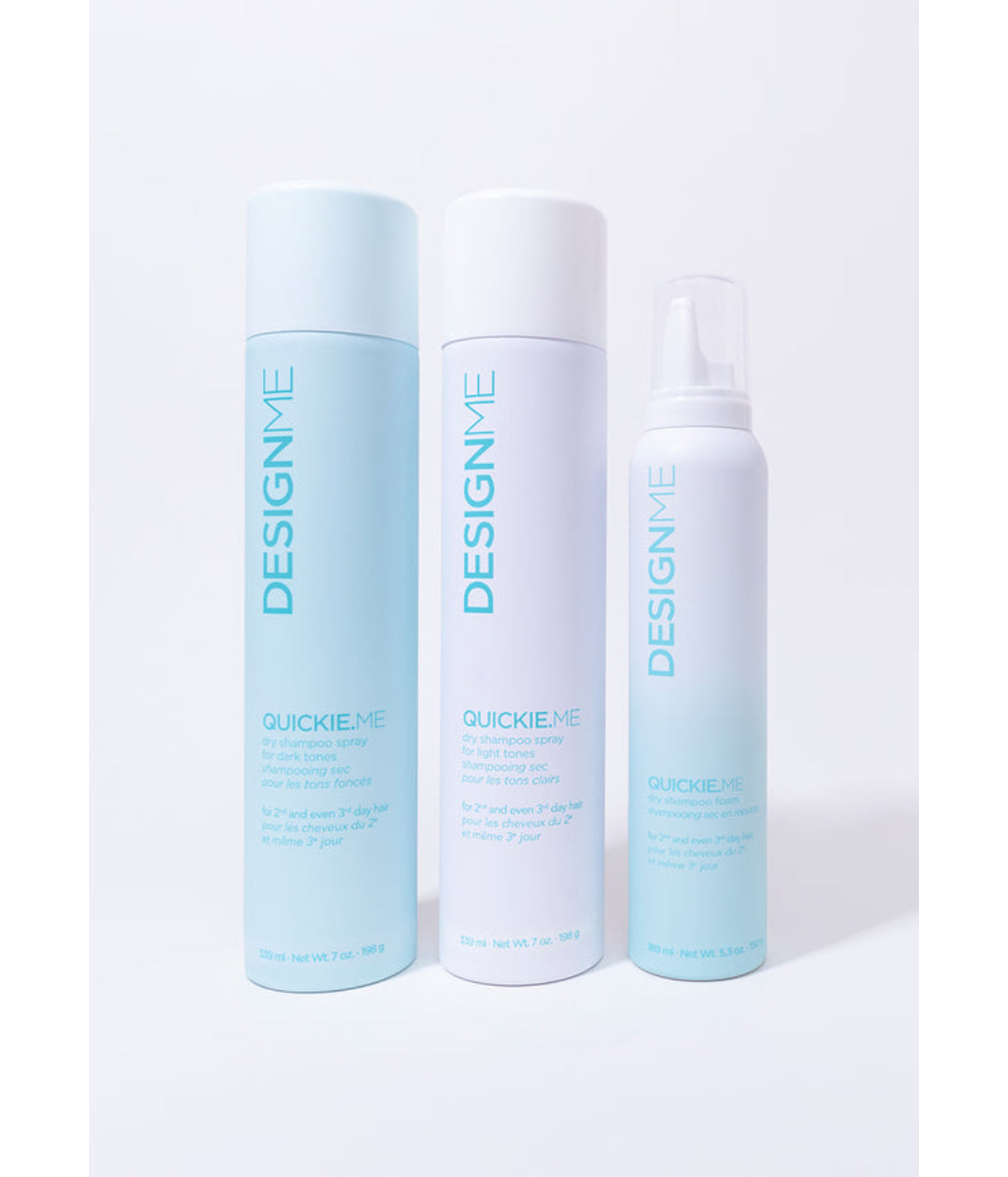 DESIGNME QUICKIE.ME Dry Shampoo Spray For Light Tones, 339mL