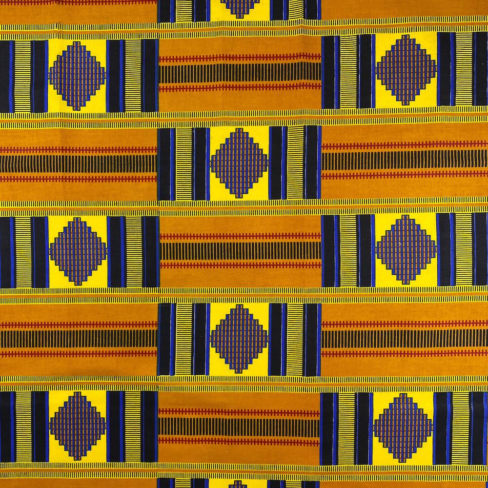 African Kente Print Fabric #1 - 6 Yards