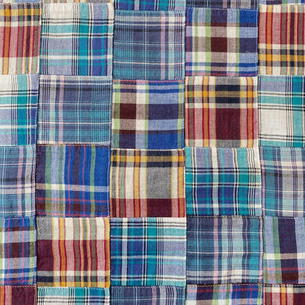 dagboek Bloedbad salaris Vincent Patchwork Nantucket Madras Plaid Fabric 100% Cotton 45" Wide
