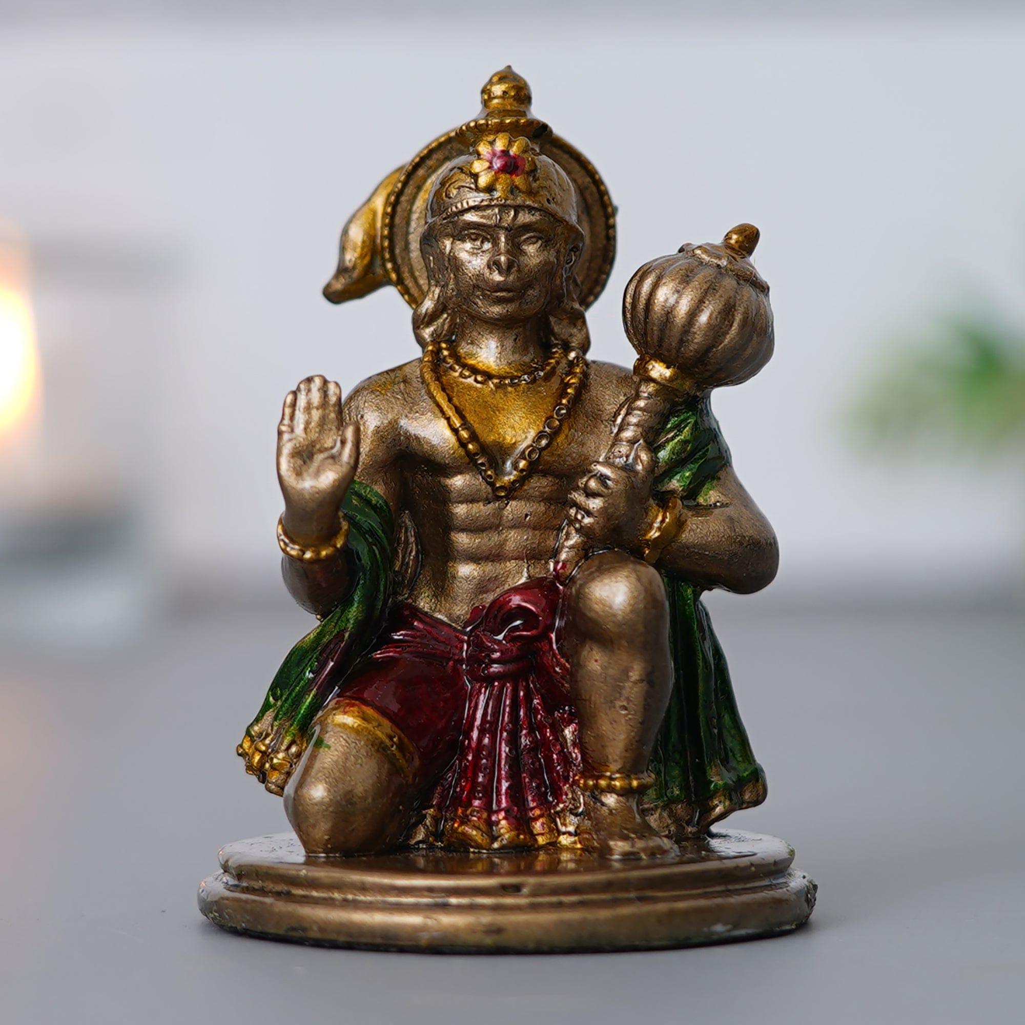 Webelkart JaipurCrafts Premium Bronze Lord Hanuman Idol Statue for Hom